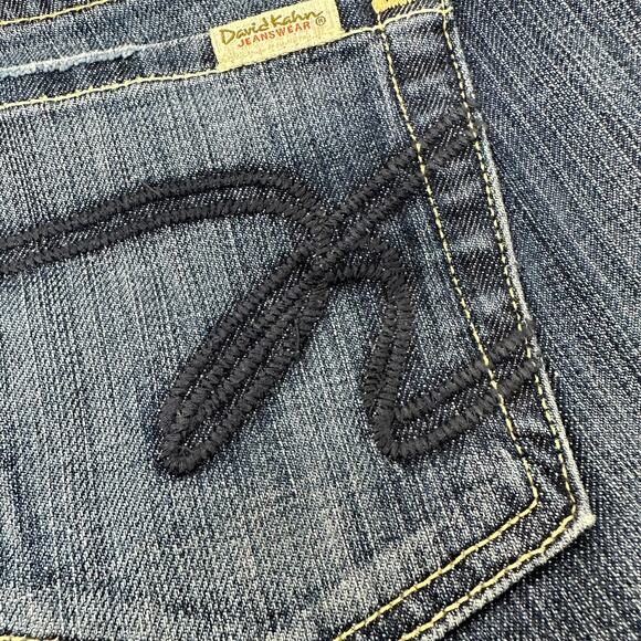 David Kahn Jeanswear Denim Bermuda Long Shorts Womens 30 Mid Rise Goblincore - Picture 8 of 11